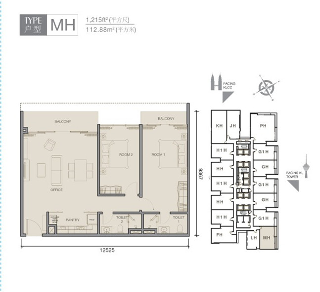 吉隆坡FACE MH户型
