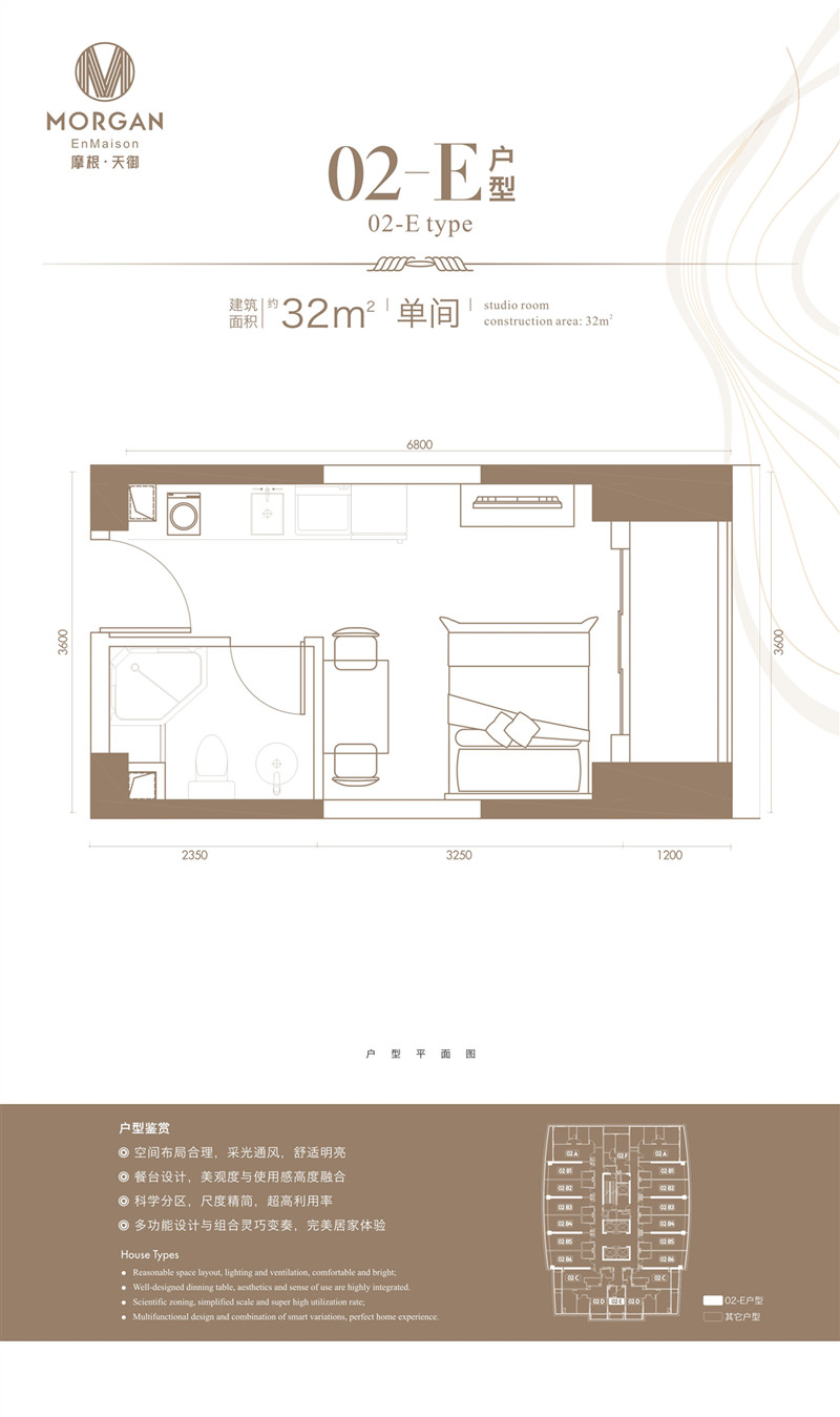 摩根天御02-E户型 