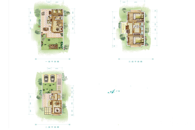 别墅 3室4厅4卫 212.07㎡（建面