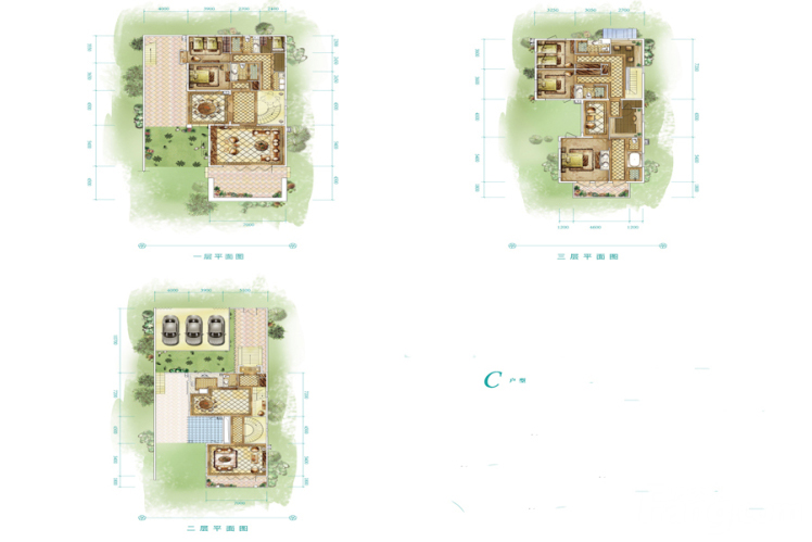 别墅 5室4厅4卫 422.31㎡（建面