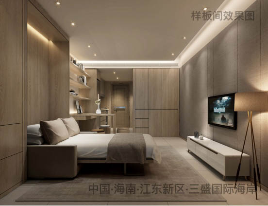 三盛国际海岸A户型样板间