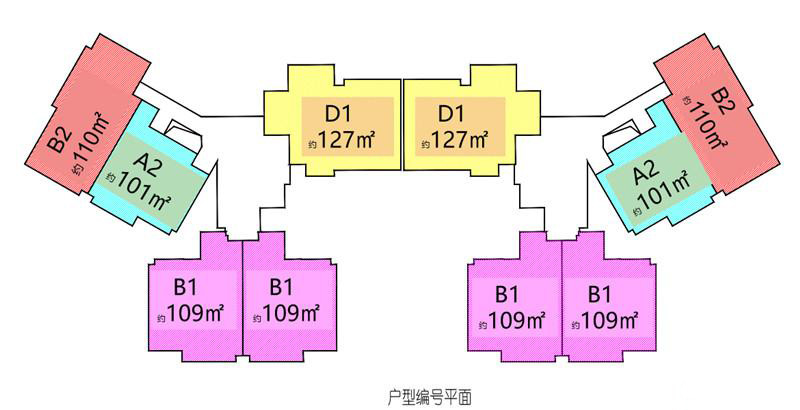 保利碧桂园悦府户型分布图