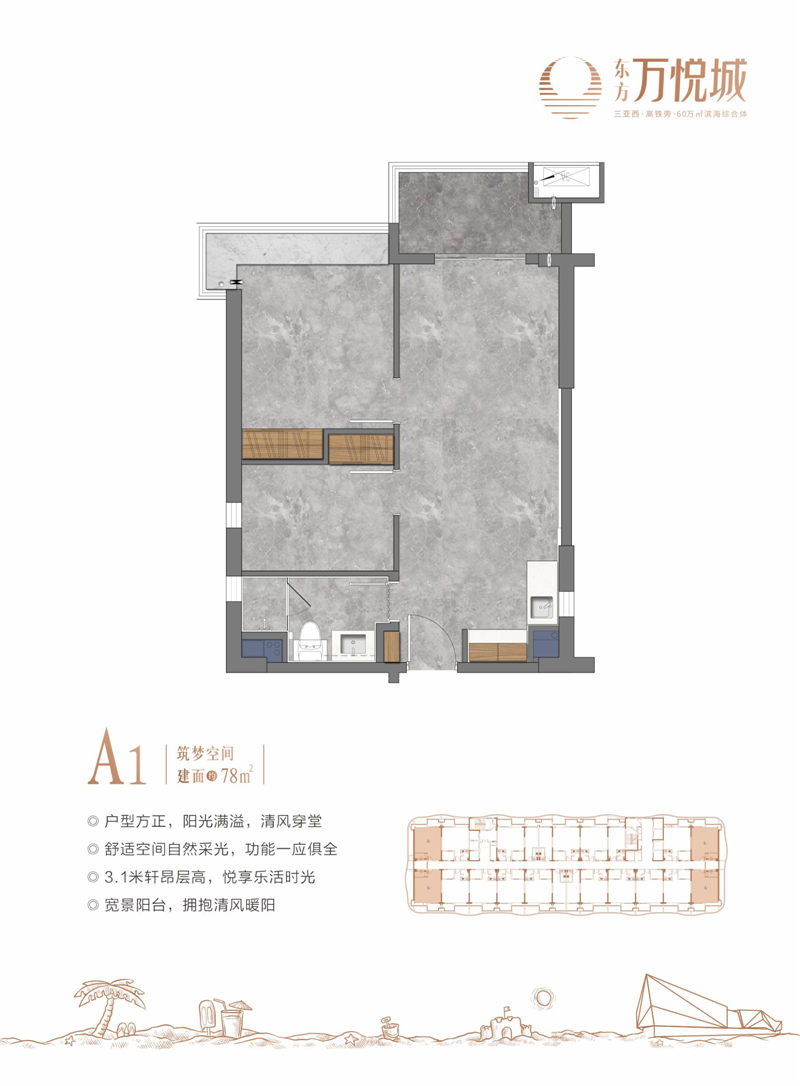 东方万悦城A1户型