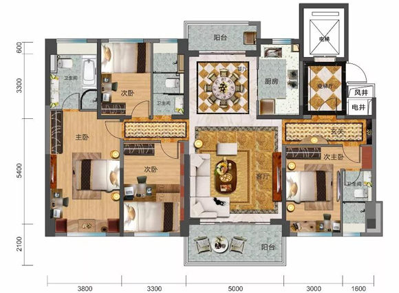 碧桂园剑桥郡YJ180 