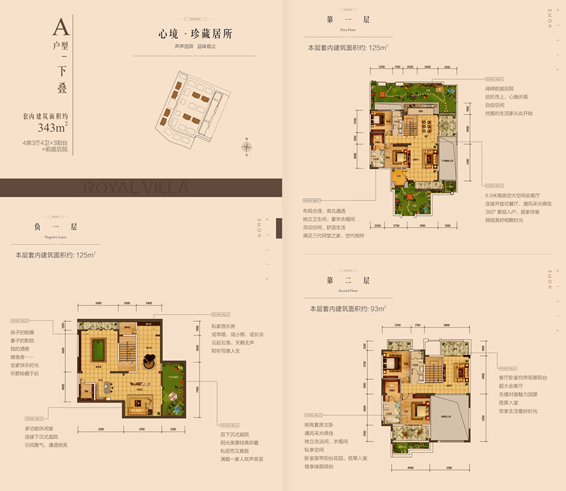 长弘御墅A户型图