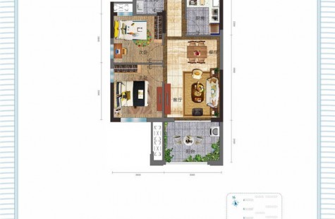 碧桂园海逸半岛A户型 