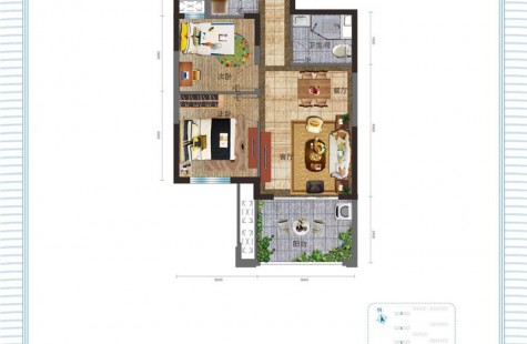 碧桂园海逸半岛B户型 
