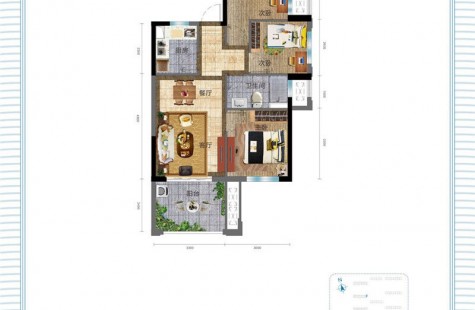 碧桂园海逸半岛C户型 