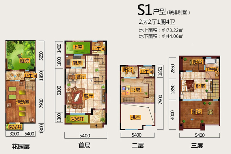 鲁能·海蓝福源S1户型