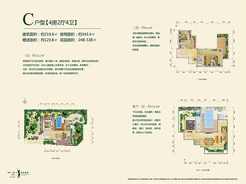 鲁能三亚湾C户型 