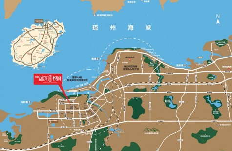 卓越盈滨悦府区位图