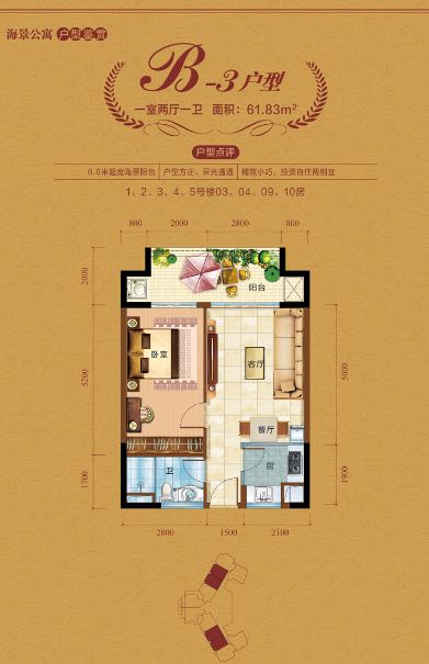 中视金海湾B3户型